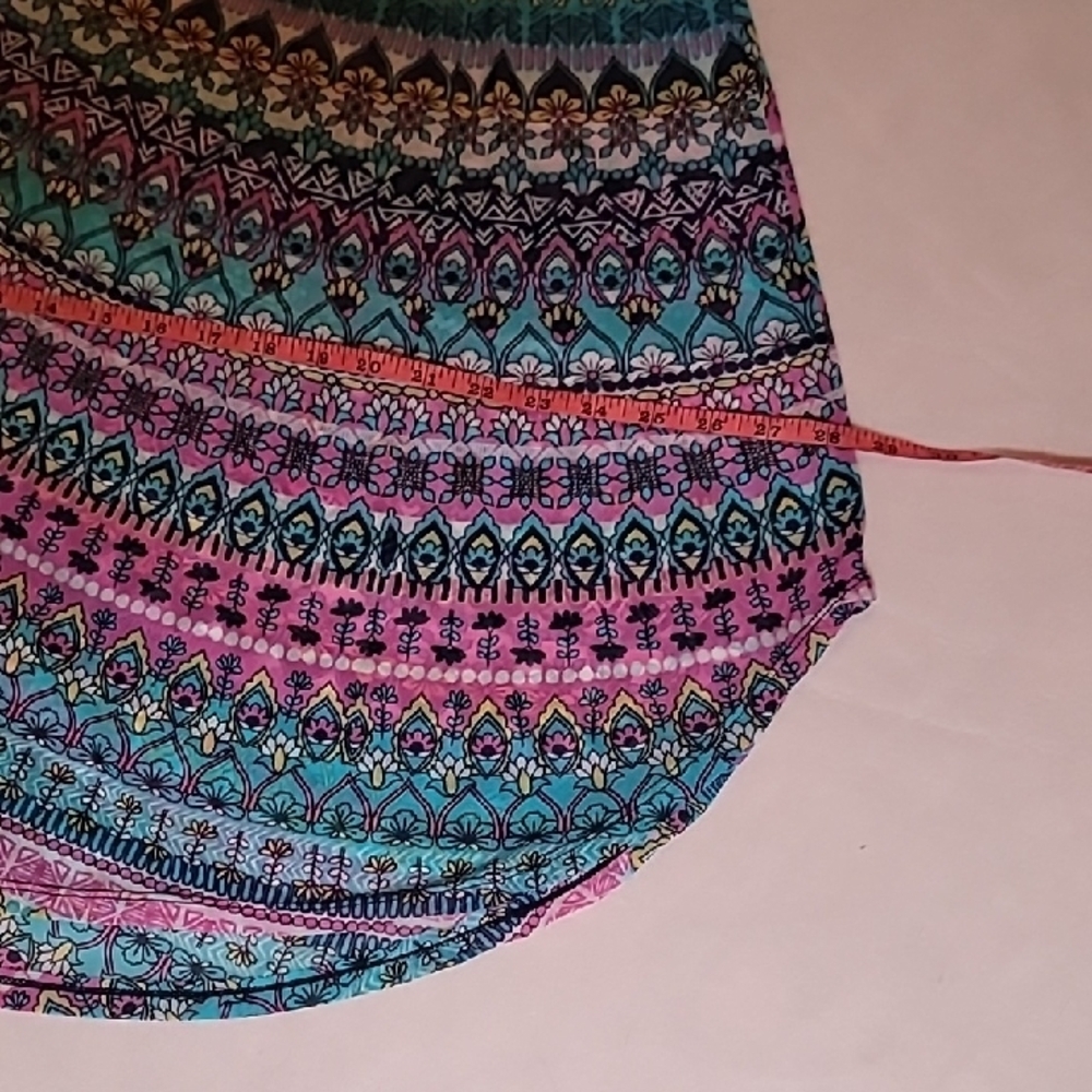 0842. Swimsuitsforall ~ Multicolor Floral Fabric ~ Coverup ~ 14/16 ~💜 - Picture 6 of 10